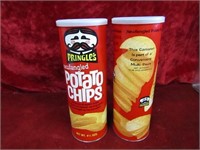 1970's Early Pringle's Potato chip containers