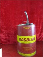 6.5 gal metal gas fuel can. Huffy.