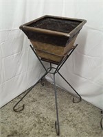 Large Iron Base Planter