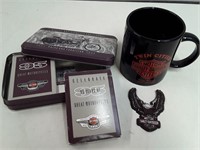 Harley Davidson Cards Mug Etc