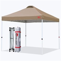 Pop-up Canopy Tent with Roller Bag, 10x10, KHAKI