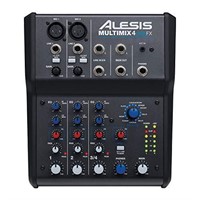 Like New Alesis MultiMix 4 USB FX  4 Channel Compa