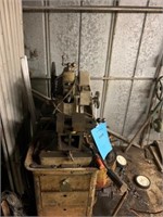 SOUTH BEND 7" METAL SHAPER WITH ORIGINAL CABINET