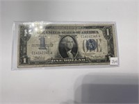 Very Rare 1934 $1 FUNNY BACK Silver Certificate VF