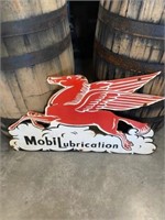 Mobil lubricants sign