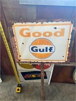 Gulf "Good" oil sign