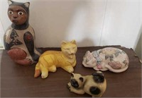 TRAY- CERAMIC, PORCELAIN CATS