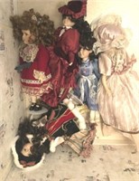 GROUP OF DOLLS