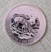 One Ounce Silver Round: Canada