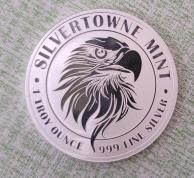 One Ounce Silver Round: SilverTowne Mint