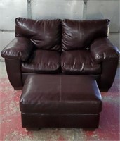 Love Seat & Ottoman