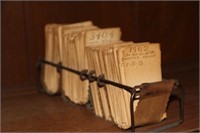 Vintage Flexi-File Card Organizer