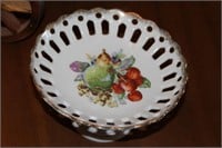 Pierced Footed Serving Dish
