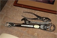 Lot adjustable wrenches and pliers