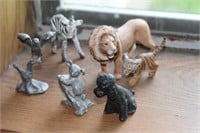 Collection of Miniature Resin & Pewter Animals