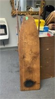 Wooden ironing board