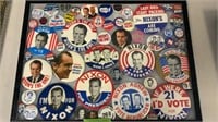 Assorted Nixon campaign buttons