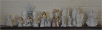 Large Lot of Angel Figures - Most Porcelain