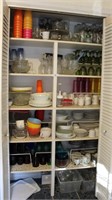 Contents of Kitchen Closet - Glassware, Stemware +
