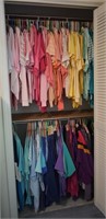 Closet FULL of Vintage Ladies Color-coded Clothes