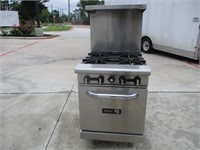 24x30x57  Four Bunner Gas Stove And Oven