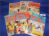 6 pcs. Vintage Betty & Veronica Comic Books