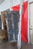 Vintage Porch Post  7 1/2 ft Primitive Decor