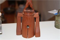 Noisy wooden contraption, 8 inch tall