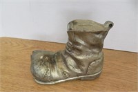 Vintage Metal Hobo Boot Bank