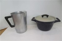 Aluminum Wear Ever Pot with Lid & Regal Pitcher