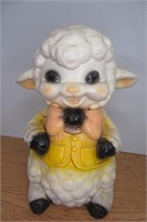 Vintage Little Bo Peep Sheep ? Bank 12" high