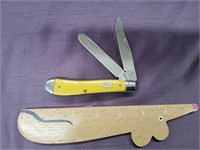 Frost Yellow Pocket Knife