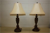 Pair of Table Lamps / Shades