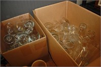 2 Boxes of Miscellaneous Glass