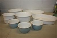 Assortment of Corningware Dishes & Bowls