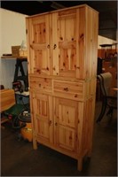 3 Piece Pine Modular Cabinet 33 x 14 x 76H