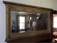 19th C. Gilded Neoclassical Mantel Mirror