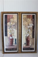 Set of two framed oil paintings by C. Winterle Ols