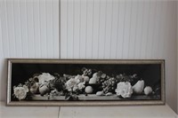 Black & gray framed photograph. 15" Tall x 52"Wide