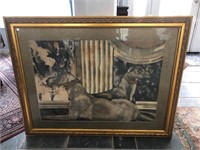Large Dog Framed Print