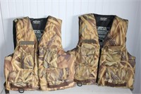 Stearns Camo life jackets- adult S/M