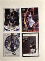 Lot of 4 Shaquille O'Neal Basketball Cards
