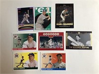 Lot of 8 Mickey Mantle Baseball Cards