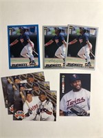 Lot of Kirby Puckett Baseball Cards