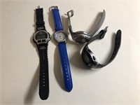 Lot of 4 Men's Wrist Watches