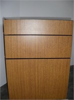 3 drawer cabinet one drawer is file cabinet