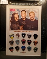 Rush Collector Guitar Pick Set. Includes 15