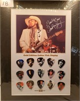 Stevie Ray Vaughan Collector Guitar Pick Set.