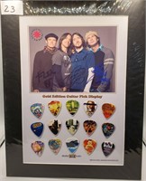 RHCP Collector Guitar Pick Set. Includes 15