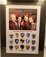 Rolling Stones Collector Guitar Pick Set.